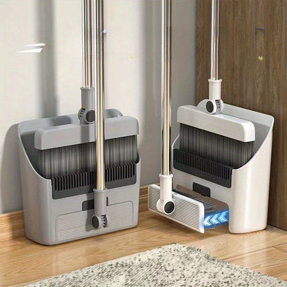 Practical Multi-Tasking Broom and Dustpan Cleaning Kit