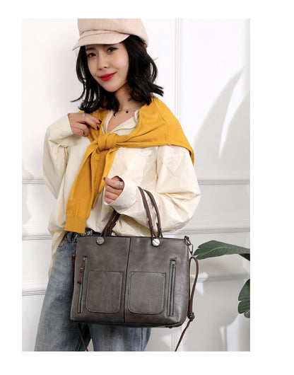 Classic Brown Ladies Cross Body Bag