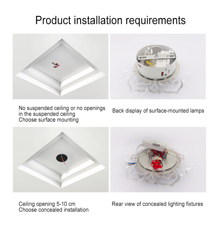 Stylish Floral LED Ceiling Light