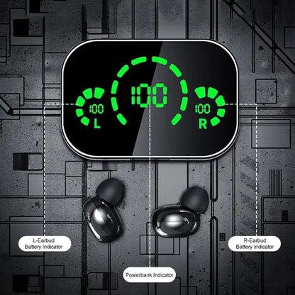 Soniq Fesara - Powerful Wireless Earbuds with Portable Charger
