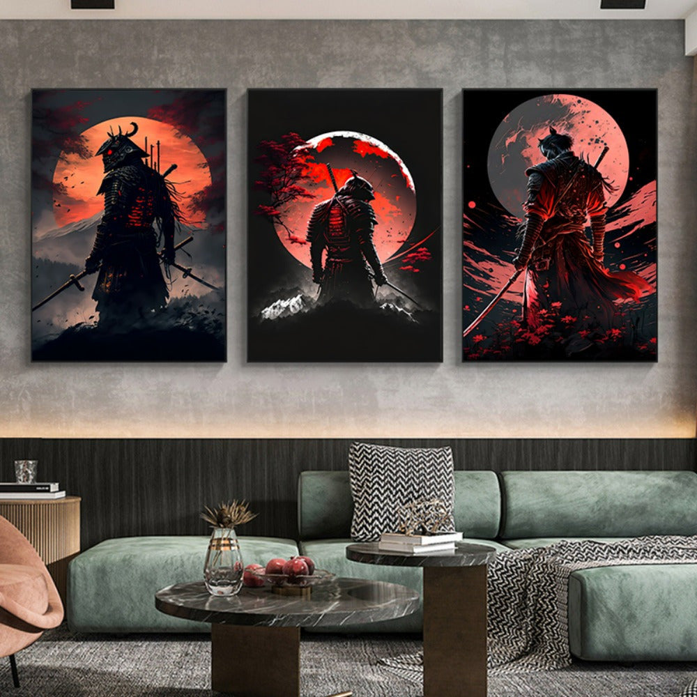Japanese Cherry Blossom Wall Art Canvas
