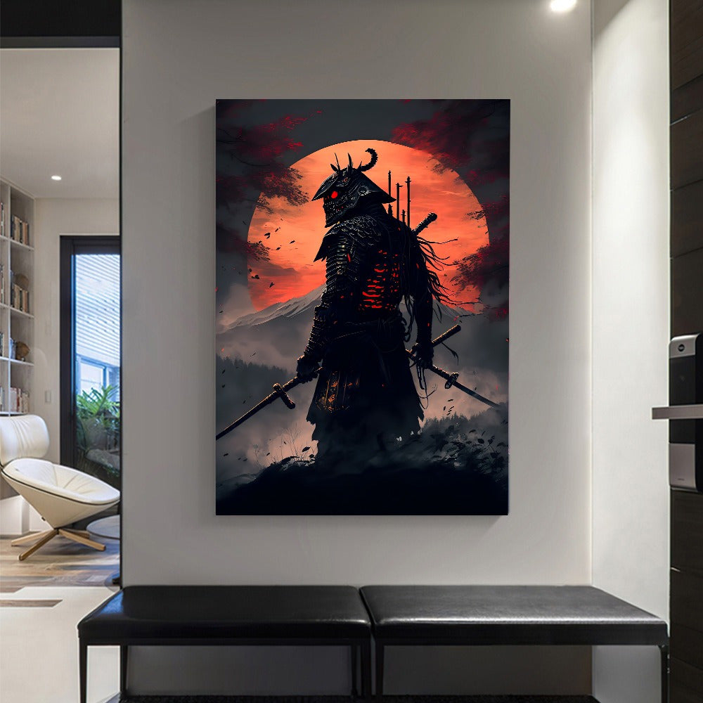 Japanese Cherry Blossom Wall Art Canvas