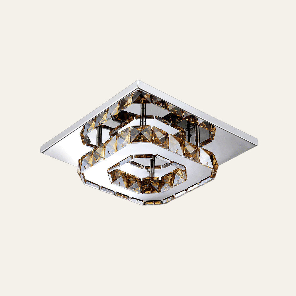 Luxury Crystal LED Ceiling Light Fixture