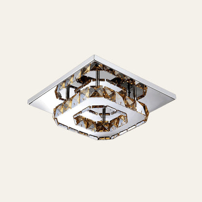Luxury Crystal LED Ceiling Light Fixture