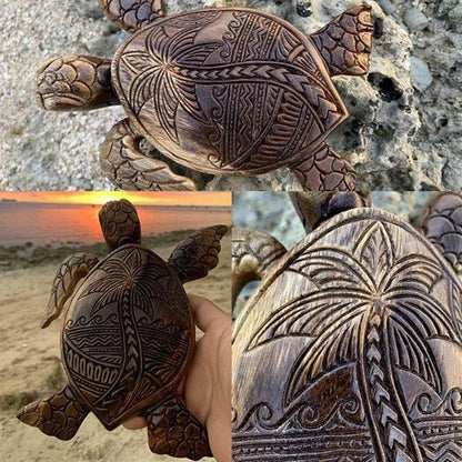 Ocean Turtle Figurine Decoration
