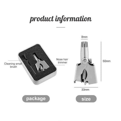 Easy Grip Stainless Steel Nose Trimmer