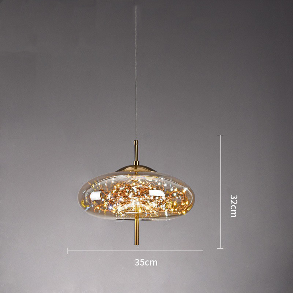 Modern LED Hanging Light Ceiling Fixture