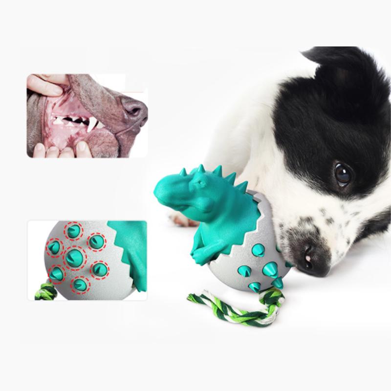 Fun Dino Shaped Dog Chew Toy