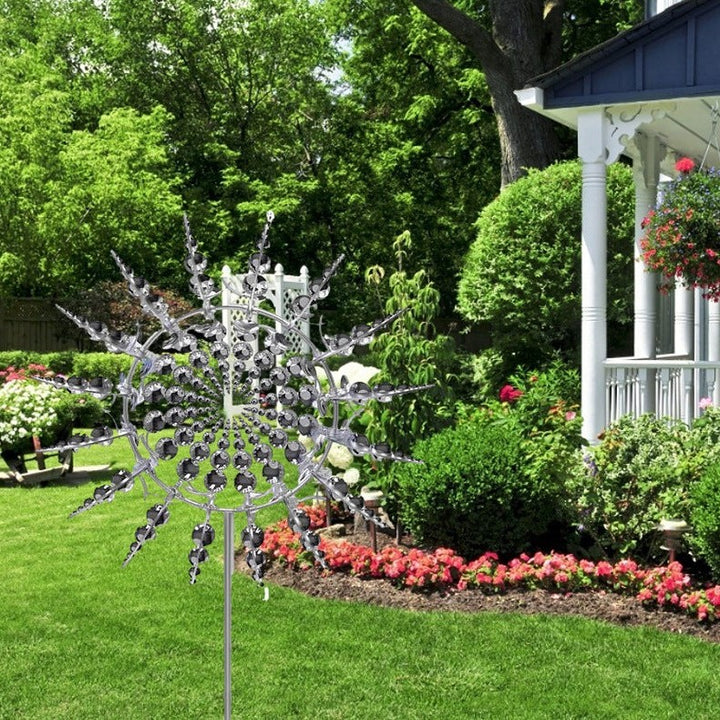 Decorative Outdoor Metal Windmill Garden Spinner