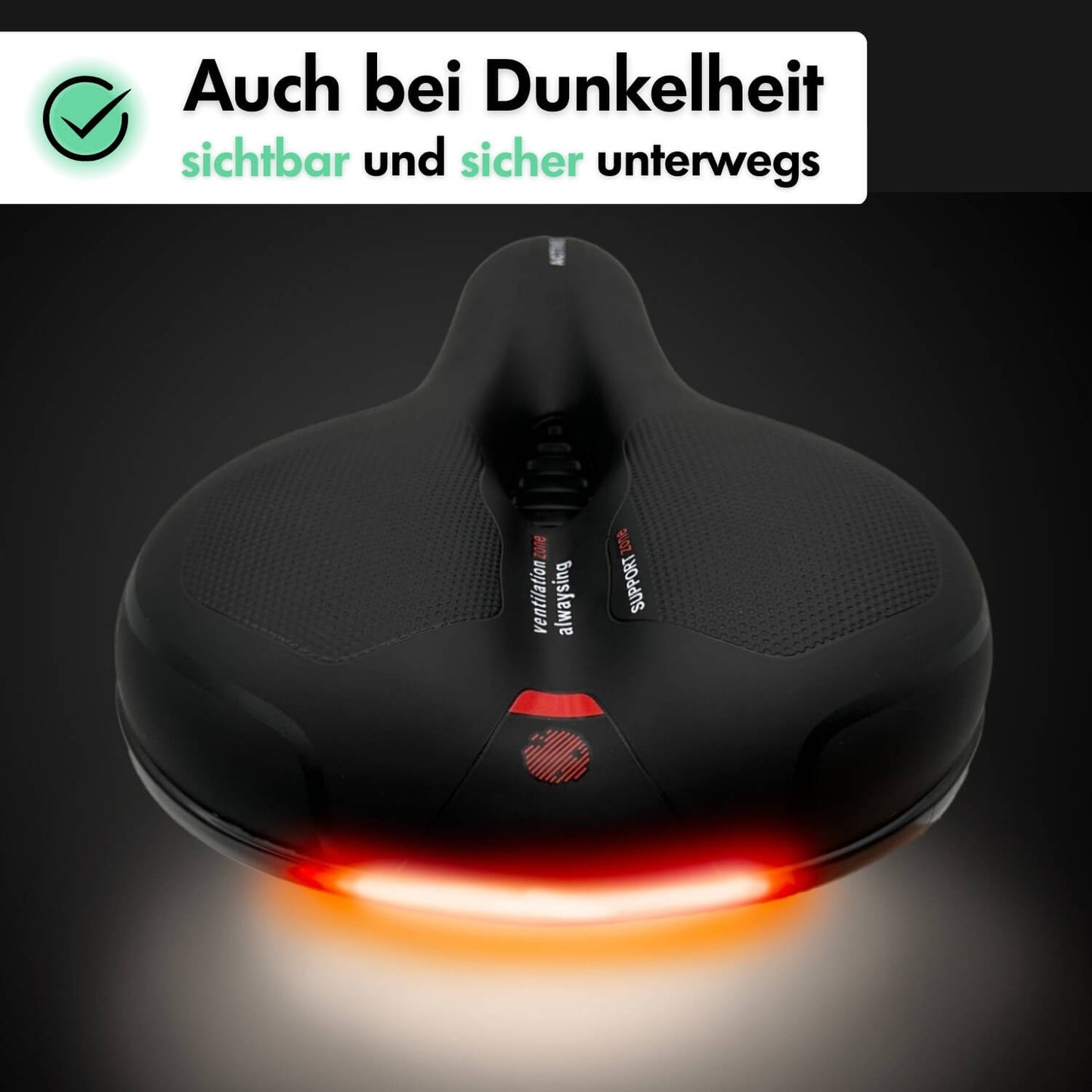 Comfortable Gel Cushion Cycling Seat