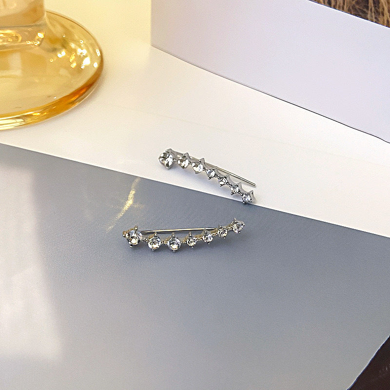Luxurious Diamond Solitaire Earrings