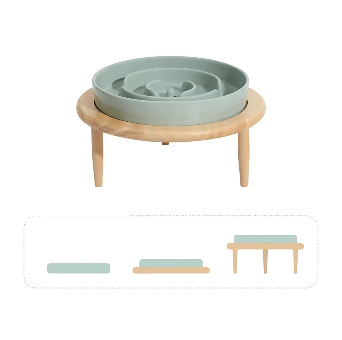 Pet Slow Feeder Bowl for Dogs and Cats