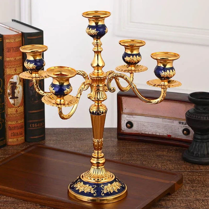 Luxury Gold Candle Holder