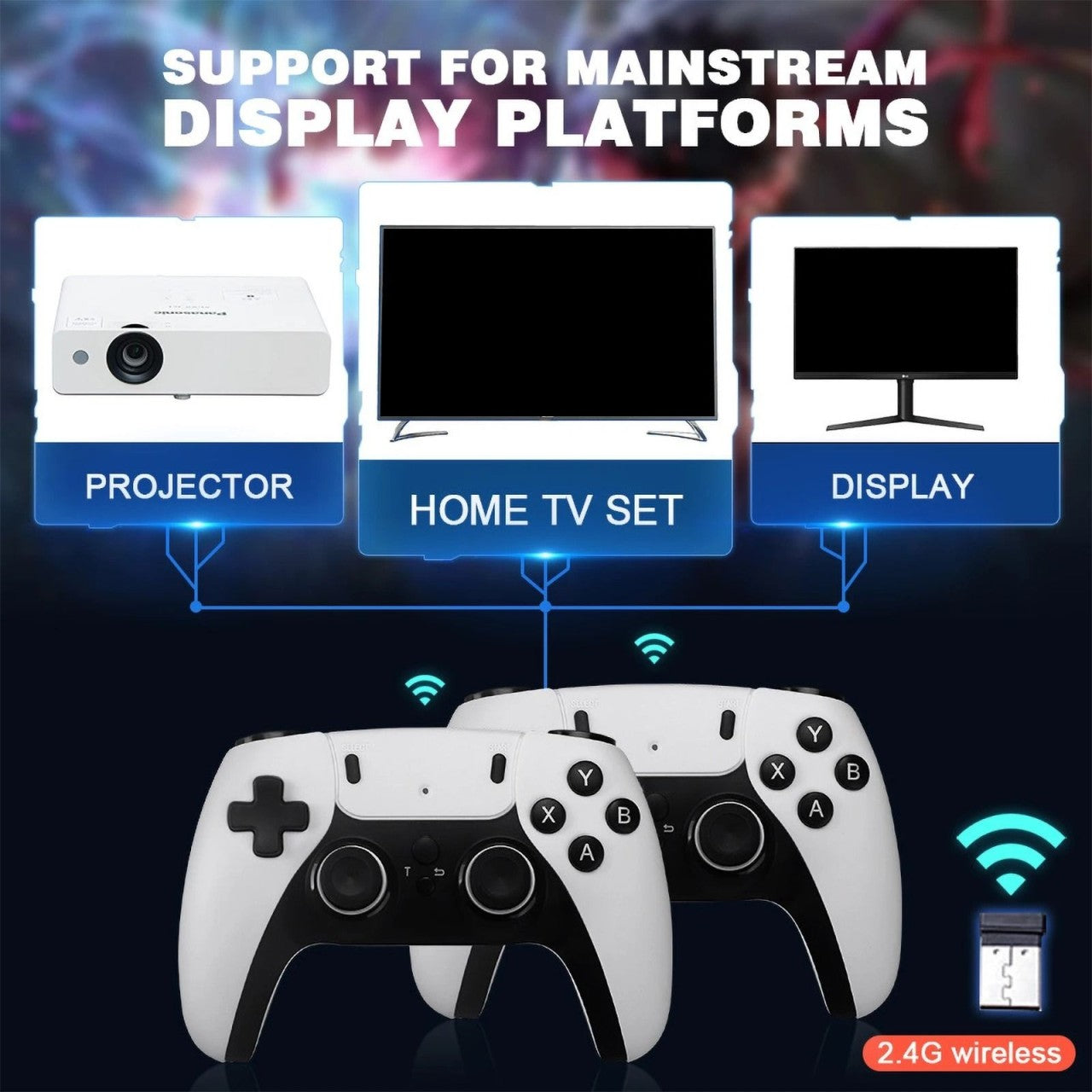 Classic Gaming System 4K HDMI 40k Games Bundle