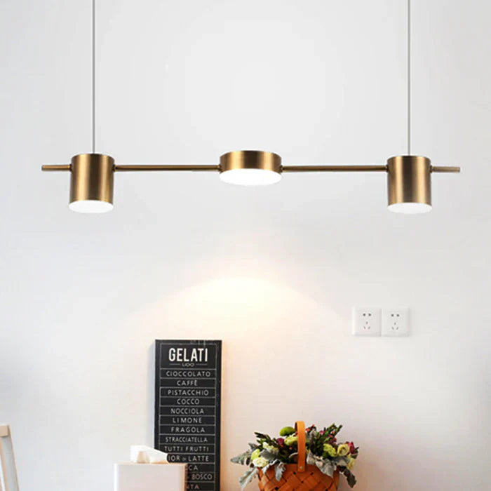 Sleek Metal Hanging Light Pendant AuraDrum