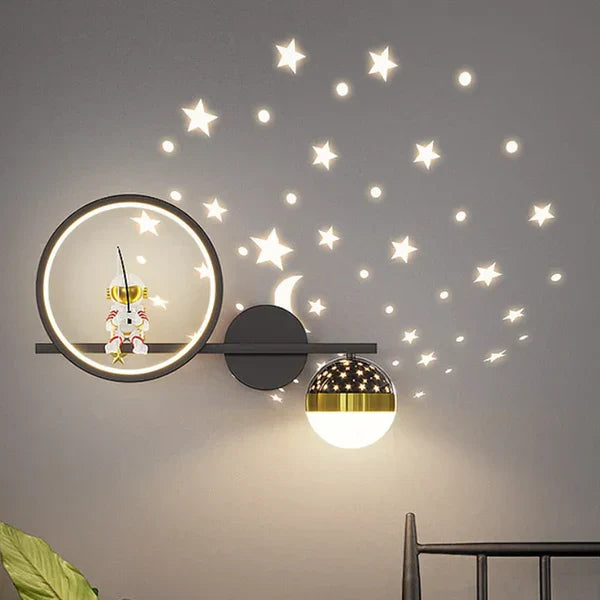 Colorful Kids Wall Lamp - Fun Bedroom Light
