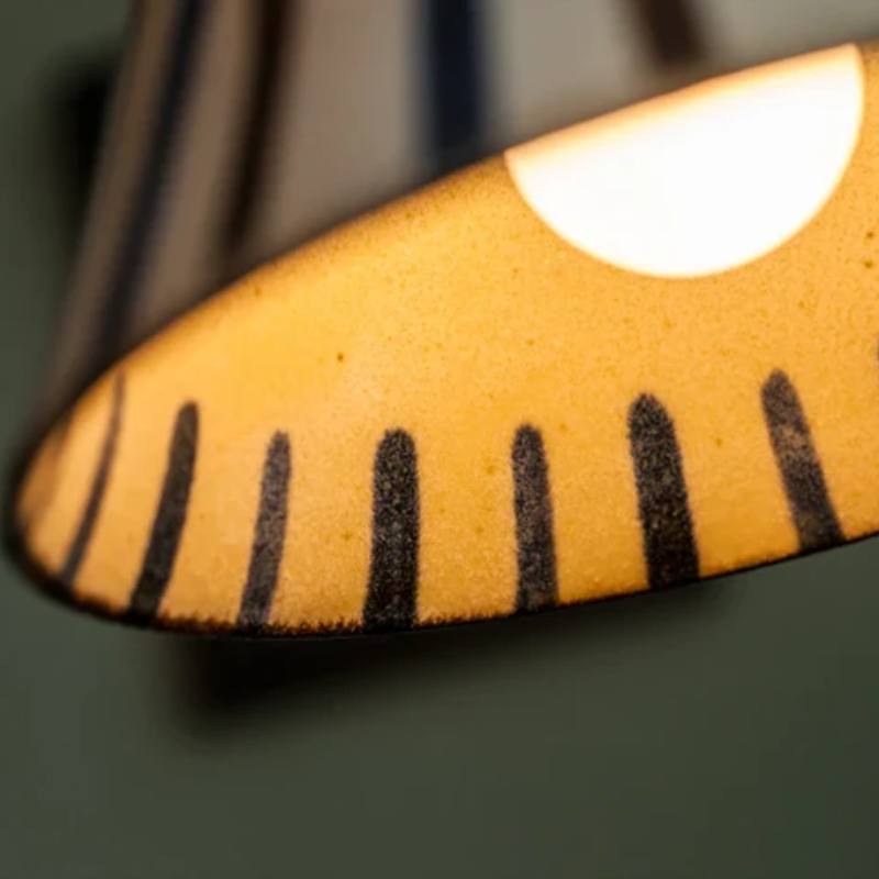 Vintage Style Ceramic Hanging Lamp