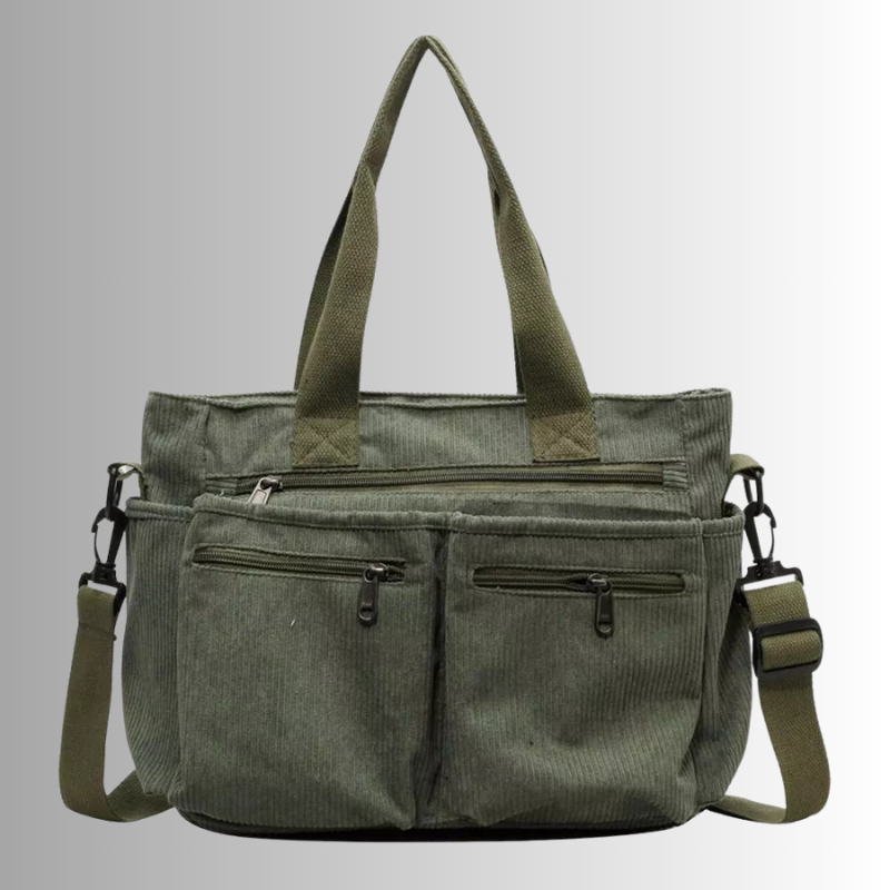 Classic Cotton Tote Bag - Large Capacity Everyday Shoulder Bag