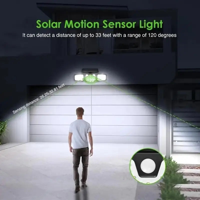 Bright Outdoor Motion Sensor Security Light