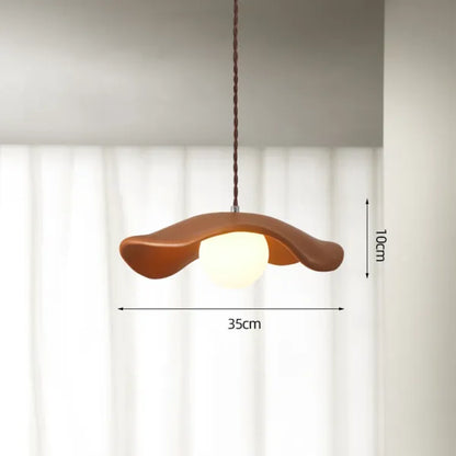 Elegant Natural Leaf Hanging Lamp