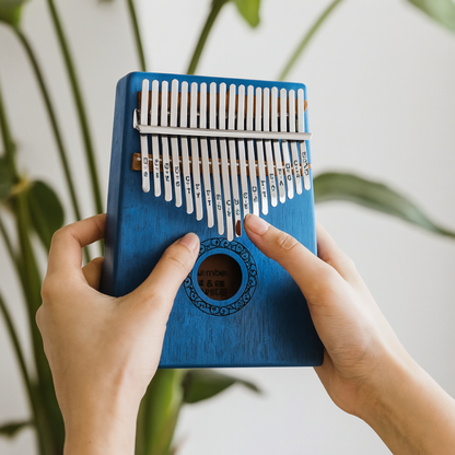 Portable 17-Key Mini Kalimba Wood Thumb Piano Instrument - Fesara