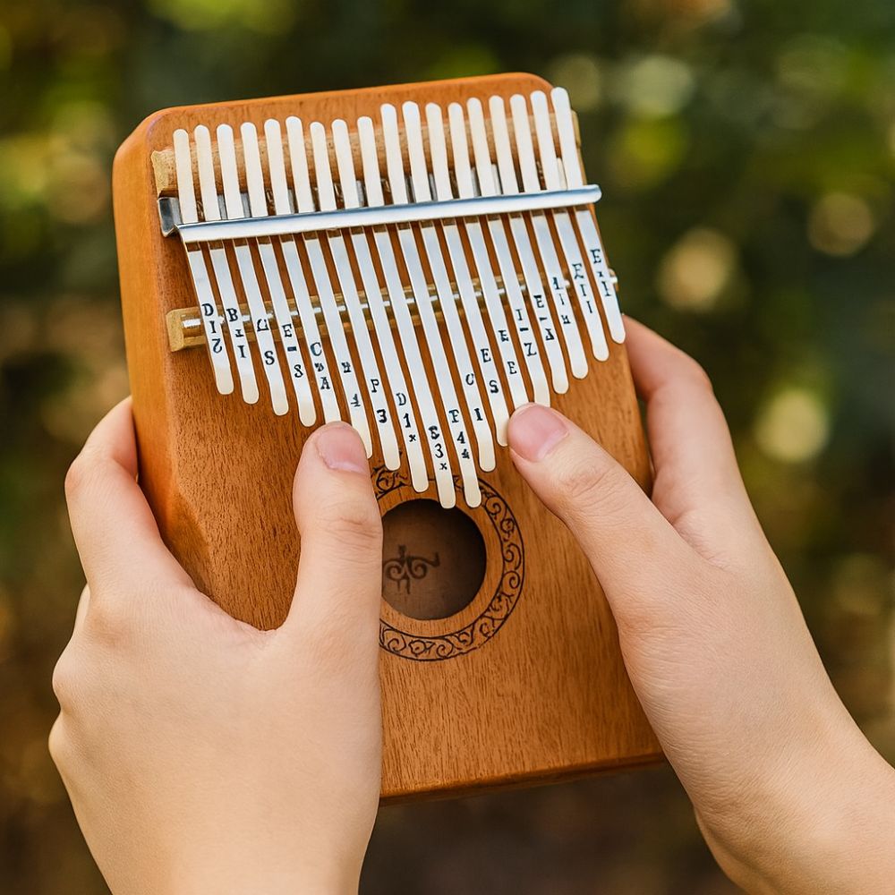 17-Key Kalimba Thumb Piano Portable Wood Finger Piano Instrument 3