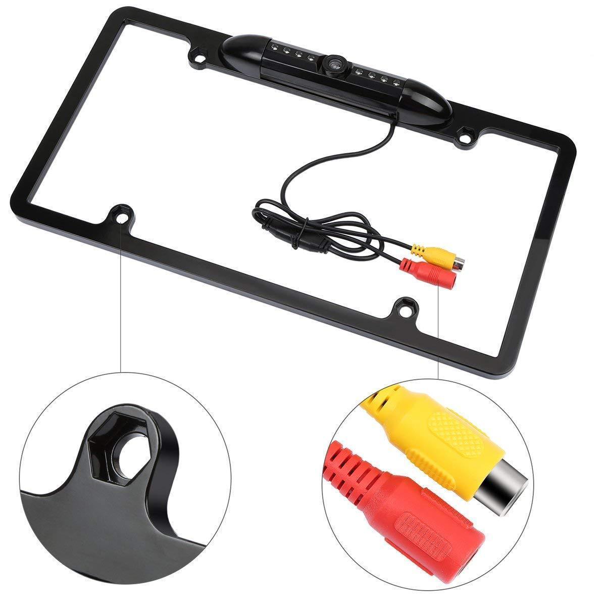 Wide Angle Car License Plate Camera Frame