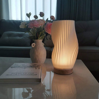 Curvy Color Changing Table Lamp