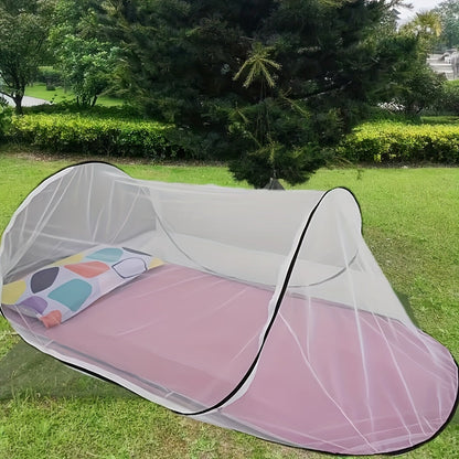 Portable Solo Mosquito Net with Zipper for Camping