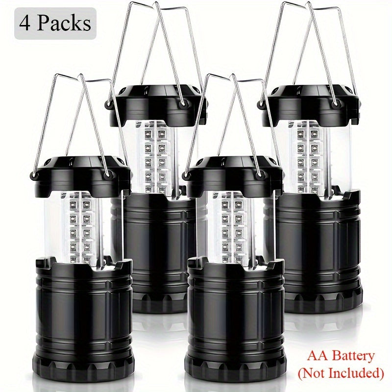 Rechargeable LED Emergency Lights - Foldable Lamp with Adjustable Brightness for Outdoor and Power Outage Use-5