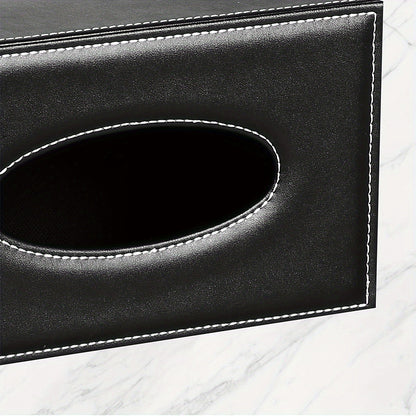 Elegant Storage Box - Premium Faux Leather Organizer