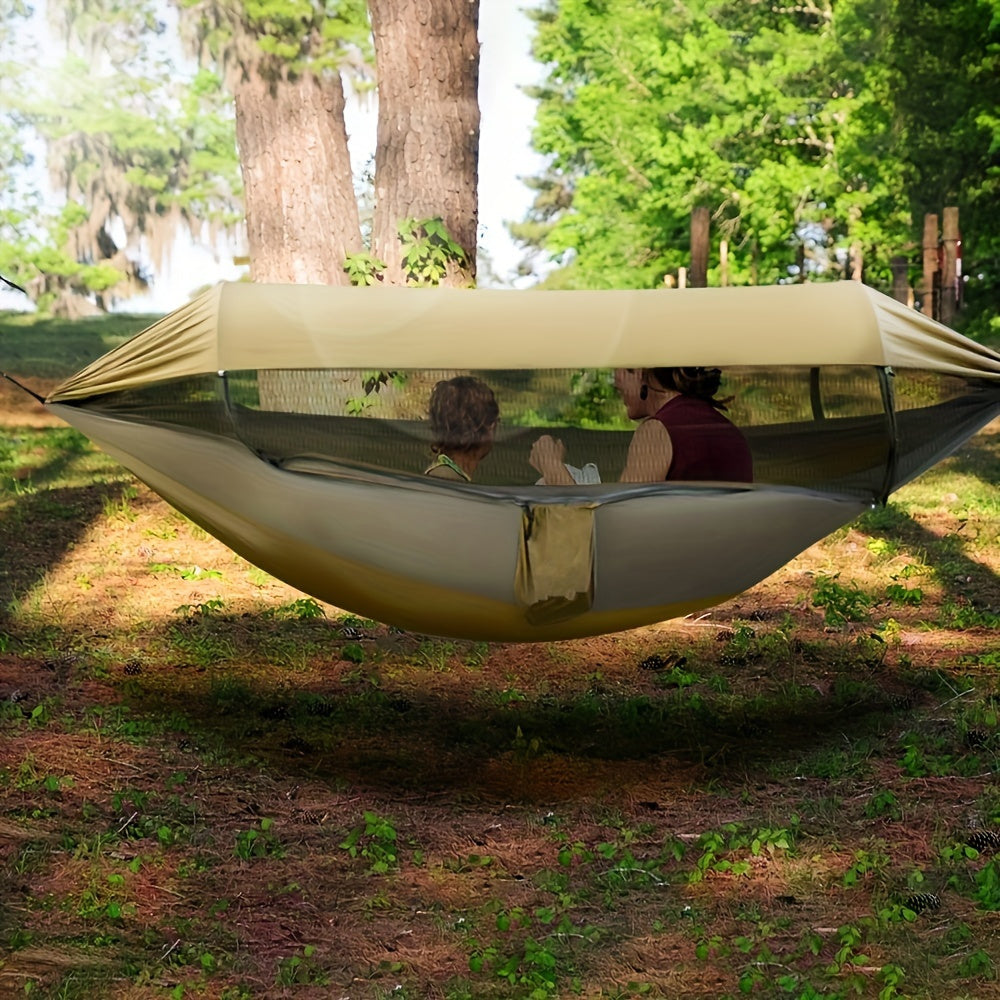 Portable Camping Hammock with Bug Net - Waterproof Outdoor Sleep Bed - Fesara