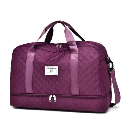 Large Water-Resistant Gym Duffle Bag