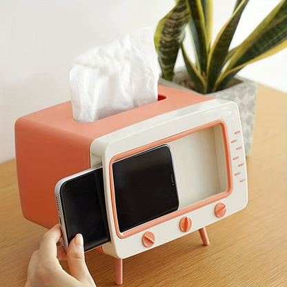 Vintage Phone Dock Tissue Box Cover - Fesara