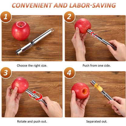 Premium Stainless Steel Fruit Core Remover Set