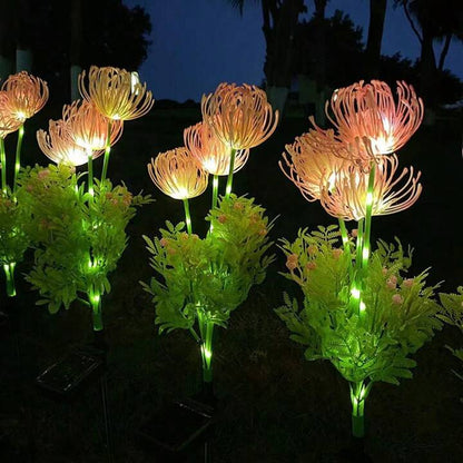 Colorful Outdoor Solar Flower Lamp