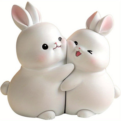 Cute Rabbit Book Ends