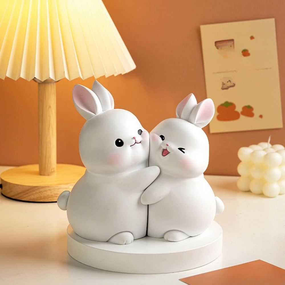Cute Rabbit Book Ends