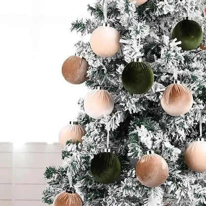 Luxurious Velvet Christmas Ornaments