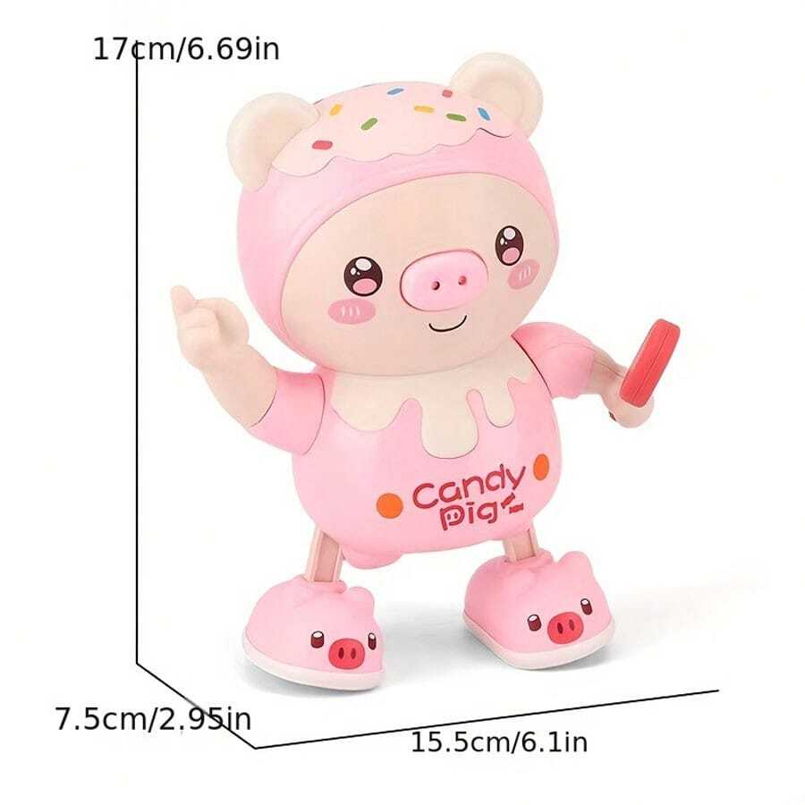 Cute Pink Piggy Figurine