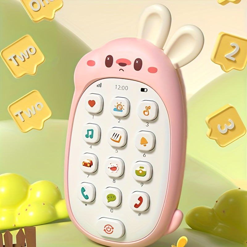 Baby's First Phone Toy with Music and Teether