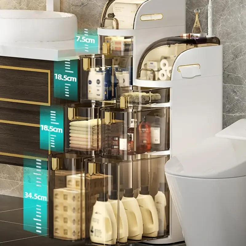 Mobile Bathroom Storage Cart