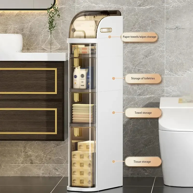 Mobile Bathroom Storage Cart