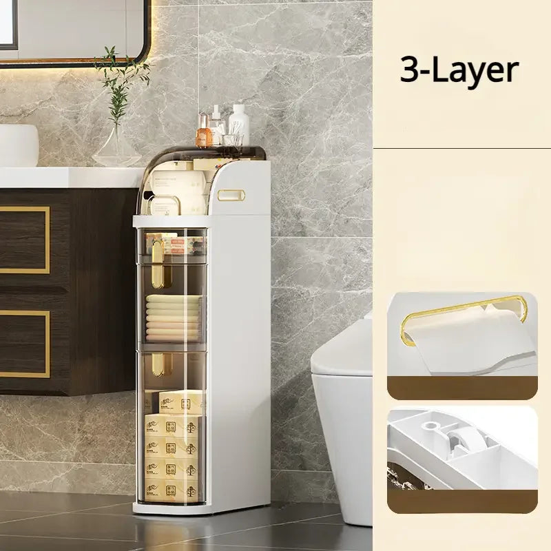 Mobile Bathroom Storage Cart