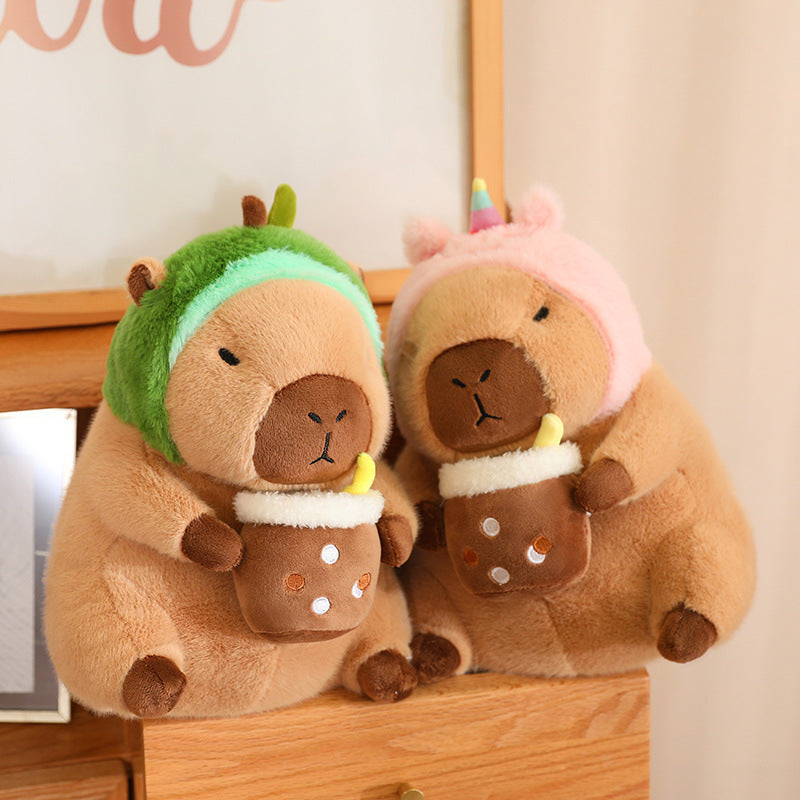 Snug Capybara Plush Toy - Fesara