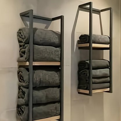 Compact Bathroom Towel Holder