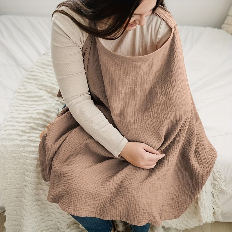 Cozy Nursing Blanket - Gentle Cotton Wrap for Moms