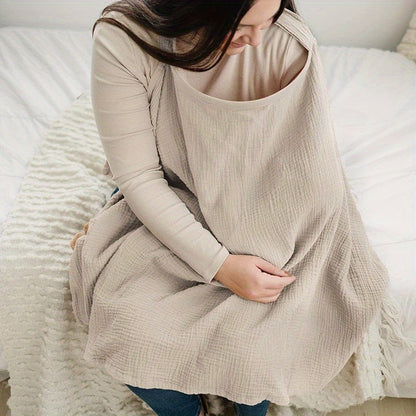 Cozy Nursing Blanket - Gentle Cotton Wrap for Moms - Fesara