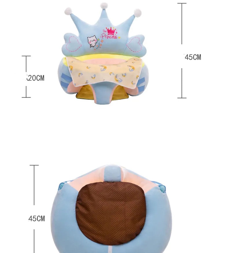 Baby Support Seat with Play Arch - Soft Sitting Helper