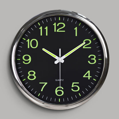 Quiet LED Wall Clock 12 Inch - Fesara